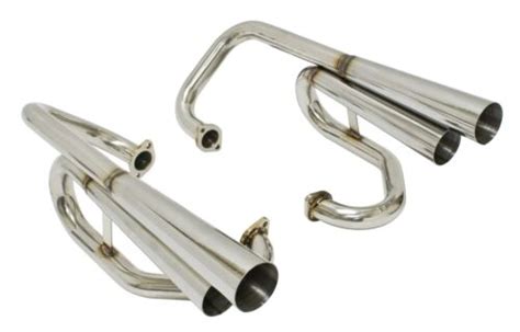 Empi Stainless Steel Mega Dual Exhaust Bugpack Vw Dune Buggy