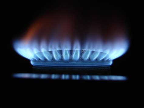 Blue flames of gas stock image. Image of energy, fossil - 2771035