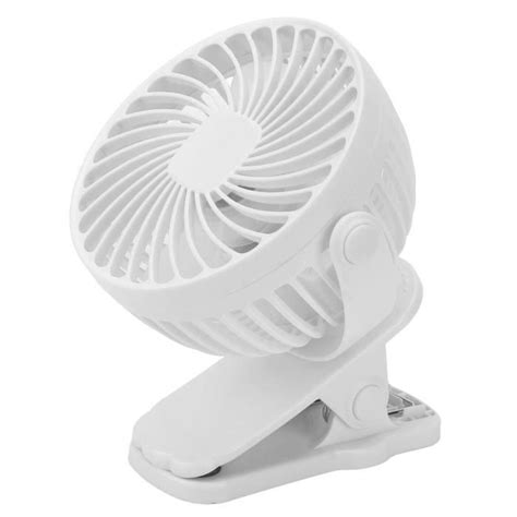 HURRISE mini ventilateur de bureau Clip sur ventilateur ABS 720 degrés