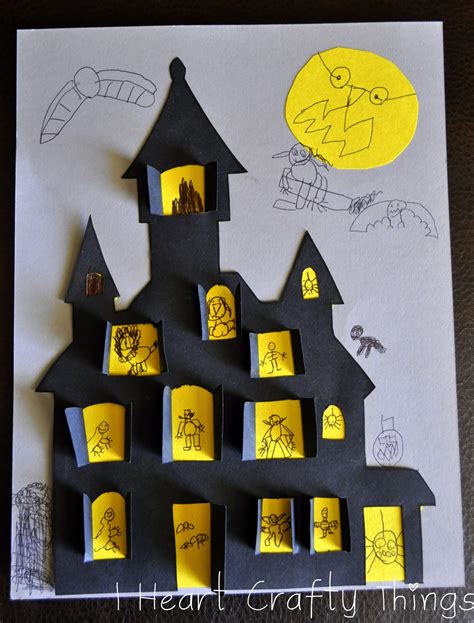 Haunted House Craft For Kids