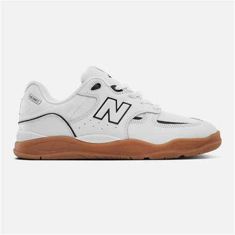 New Balance Numeric Tiago White Black Men S Shoes Skate Shoes At