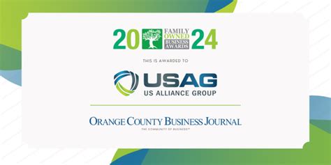 Us Alliance Group Inc Is Recognized By Orange County Business Journal