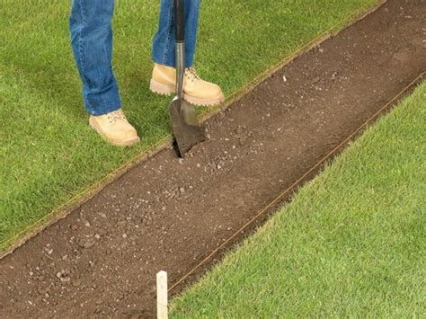 How To Lay A Brick Pathway Lay Out Pegs And String Lines Along The