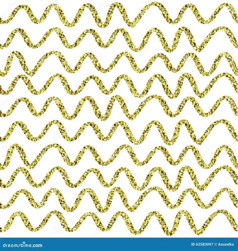 Gold Glitter Sparkling Pattern Decorative Seamless Background Shiny