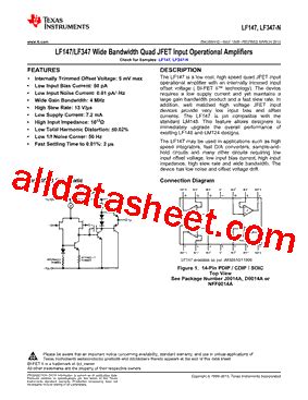 Lf N Nopb Datasheet Pdf Texas Instruments