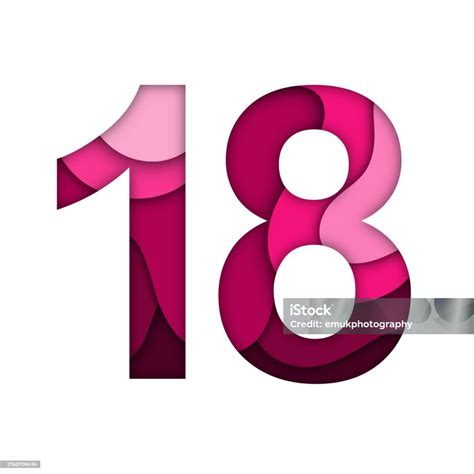 number  print  quirky circular cutout design  white background