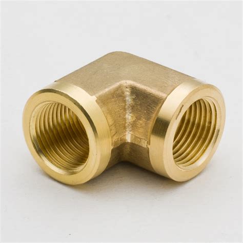 Pack Of 2 Brass Pipe Fitting Forged 90 Degree Elbow 18 14 38 12 34 Npt Female Thread