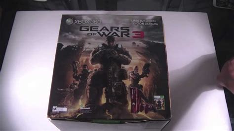 Microsoft Xbox Limited Edition Gears Of War Bundle Unboxing Youtube