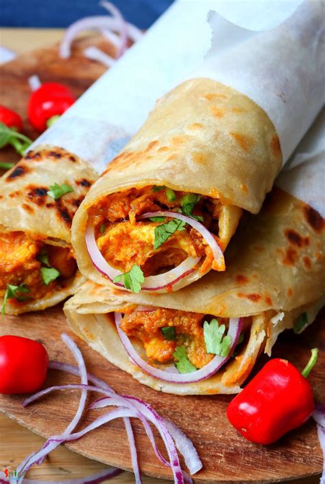 Bhuna Chicken Roll Spicy World Simple And Easy Recipes By Arpita