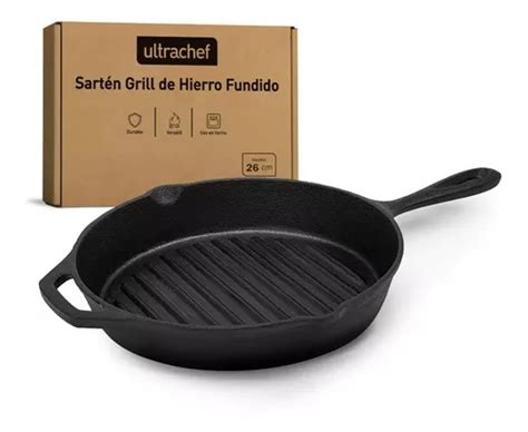 Panela De Grelha De Ferro Fundido Ultrachef 26cm MercadoLivre