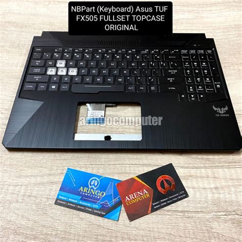 ARINGO NBPart Keyboard Asus TUF FX505 FULLSET TOPCASE ORIGINAL