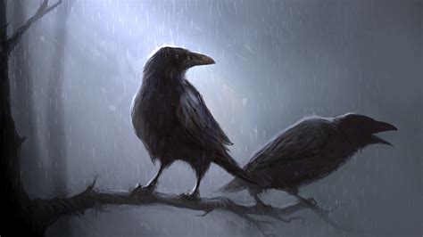 Nevermore Raven Wallpaper