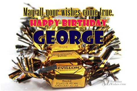 Happy Birthday George - AZBirthdayWishes.com