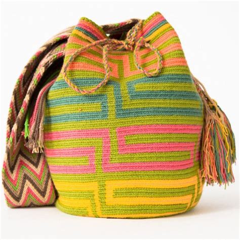 Wayuu Tribe Handmade Wayuu Mochilas Boho Bags Crochet Bag Crochet