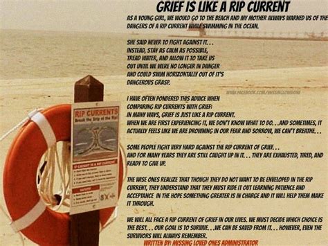 Grief Is Like A Rip Current Work Quotes Me Quotes Qoutes Support