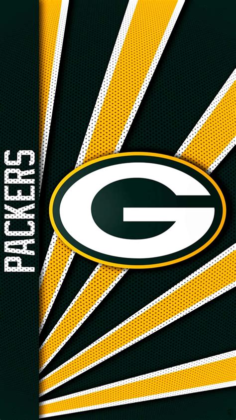 Download Green Bay Packers Logo On A Vibrant Green Background