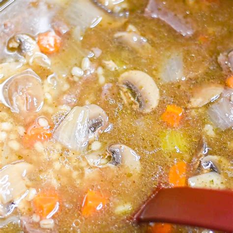 Instant Pot Beef, Barley and Mushroom Soup — Candidly Delicious