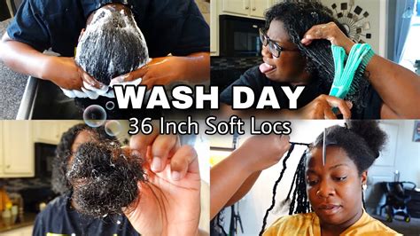 Natural Hair Washday Routine After 3months Soft Locs Install Dossier Review Start To Finish