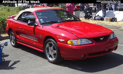 Rio Red Ford Mustang Svt Cobra Indianapolis Pace Car Convertible