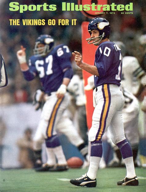 Minnesota Vikings Qb Fran Tarkenton 1973 Nfc Championship Sports