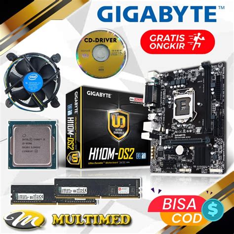 Jual Paket Motherboard H Lga Ddr New Core I