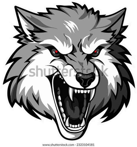 Angry Wolf Face PNG, Vector, PSD, And Clipart With, 55% OFF