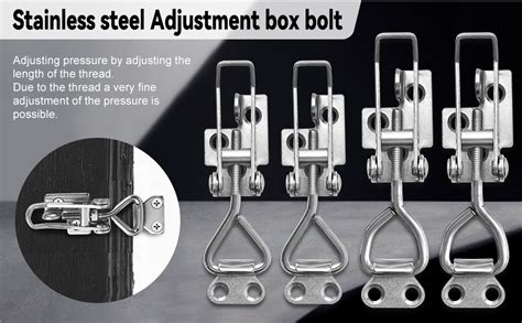 TONAUP Spannverschluss Edelstahl Set 6 Stück M5 Klein Kniehebelspanner