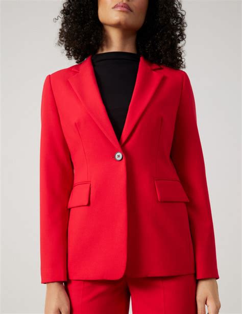 Taillierter Blazer Mit Stretchkomfort In Rot GERRY WEBER