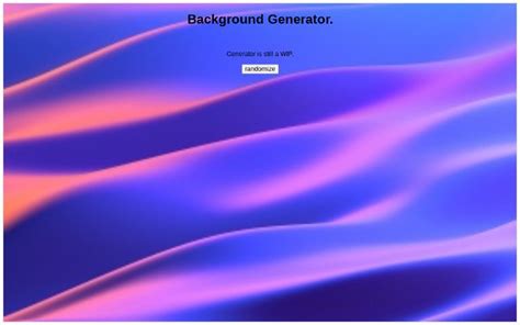 Background Generator.