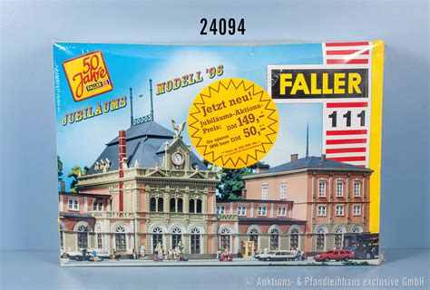 Faller H Jubil Ums Modell Bahnhof Neustadt Wstr Zustand