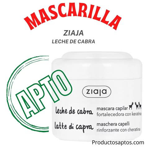 Mascarilla Leche De Cabra Ziaja Productos Aptos