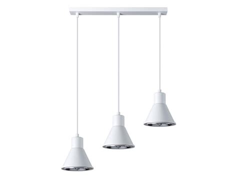 Hanglamp Modern Van 3 Lichtbronnen L 45 X H 120 Cm Wit