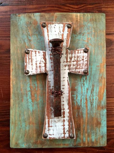 Rustic Wooden Cross Rustic Cross Cross Crafts Cross Art