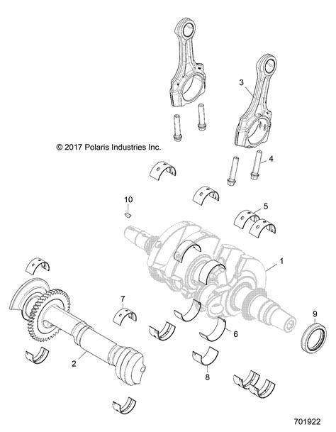 MOTEUR VILBREQUIN ET ROULEMENTS POUR RZR XP TURBO TRACTOR 2018 Esprit