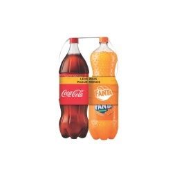 Kit Refrigerante Coca Cola L Fanta Laranja L Por R No