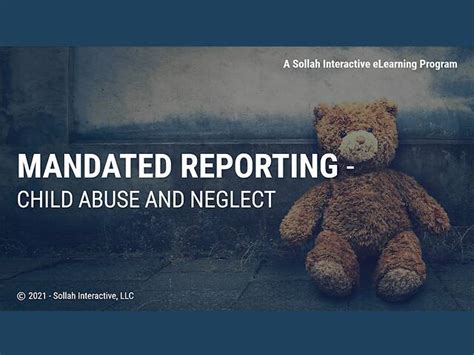 Mandated Reporting Child Abuse And Neglect California Trainingflow™