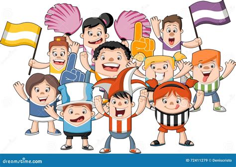 Sport Fans Supporters Cheering Stock Illustrations 216 Sport Fans