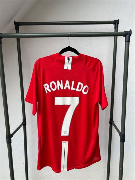 Manchester United Ronaldo 08/09 Home Jersey, Men's Fashion, Tops & Sets ...