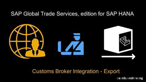 Sap Global Trade Services Edition For Sap Hana Customs Broker