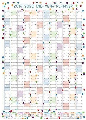 2024 2025 Large Academic Mid Year Wall Planner Calendar A1 Size 840 X