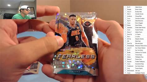 Prizm Fastbreak 1 Box Break PYT 1 YouTube