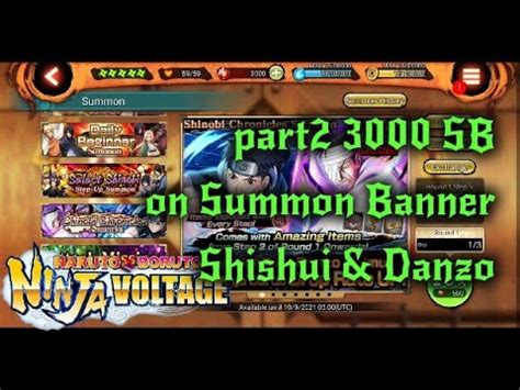 3000 Sb On Shisui Uchiha Danzo Shimura Summon Banner Part2 Naruto X