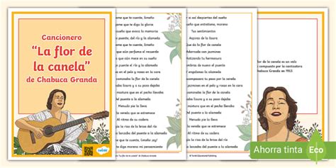 FREE Cancionero La flor de la canela de Chabuca Granda Guía de