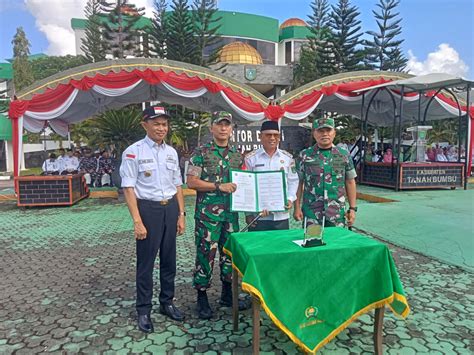 TMMD Ke 120 Kodim 1022 Tanbu Wabup Muh Rusli Sinergitas Pemda Dan TNI