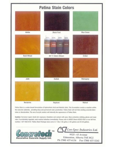 Stratco Colour Chart