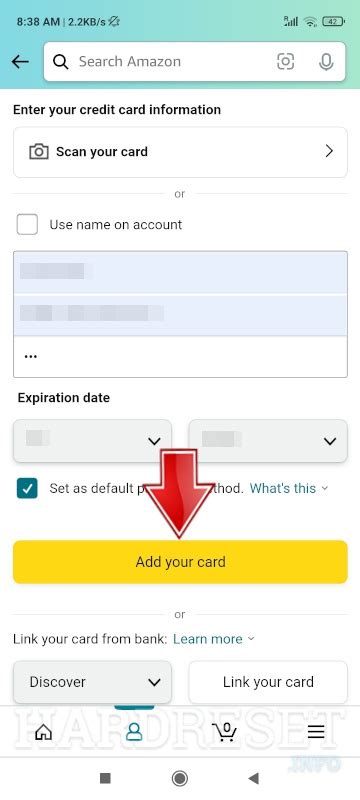 How To Add Credit Or Debit Card To Amazon HardReset Info