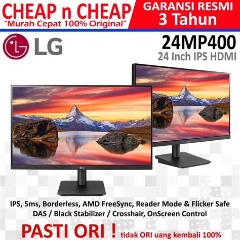 Jual Lg Mp Ips Hdmi Vga Monitor Inch Shopee Indonesia