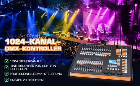 DMX Controller 1024 DMX Console für Discolicht Bühnenbeleuchtung DMX