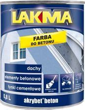 Farba Lakma Akrylowa Fasadowa Akrybet Beton Czerwony Tlenkowy 0 8L