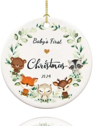 Baby First Christmas Ornament 2024 Babys First Christmas